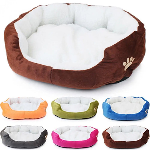 Orthopedic Plush Dog Bed – Cozy Sleeping Mat for Small & Medium Dogs