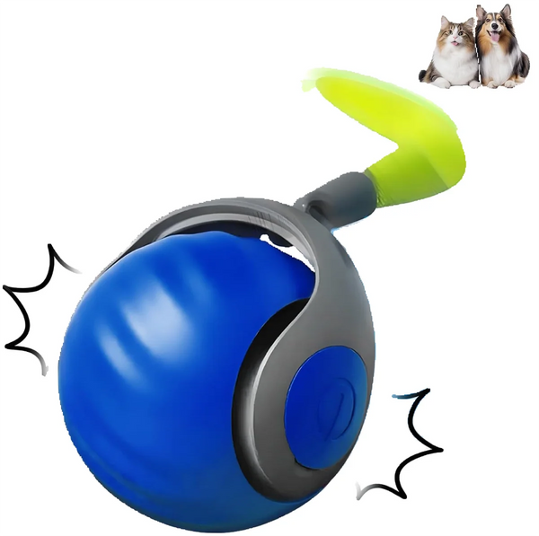 Smart Interactive Pet Ball – Fast-Rolling & Auto-Motion Toy for Dogs & Cats