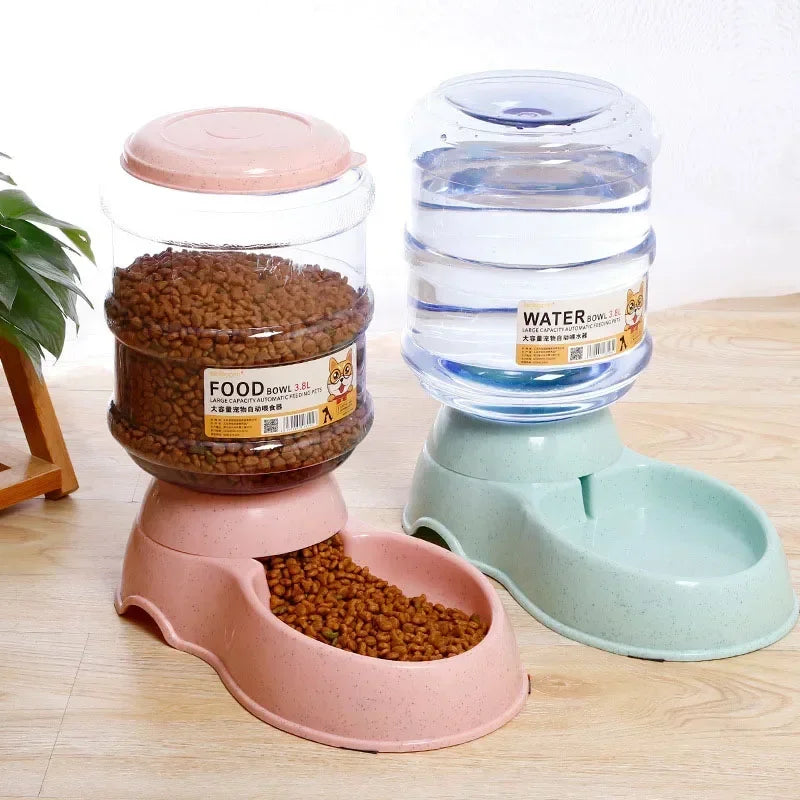 3.8L Automatic Pet Water &amp; Food Dispenser – Keep Your Pets Happy &amp; Hydrated All Day