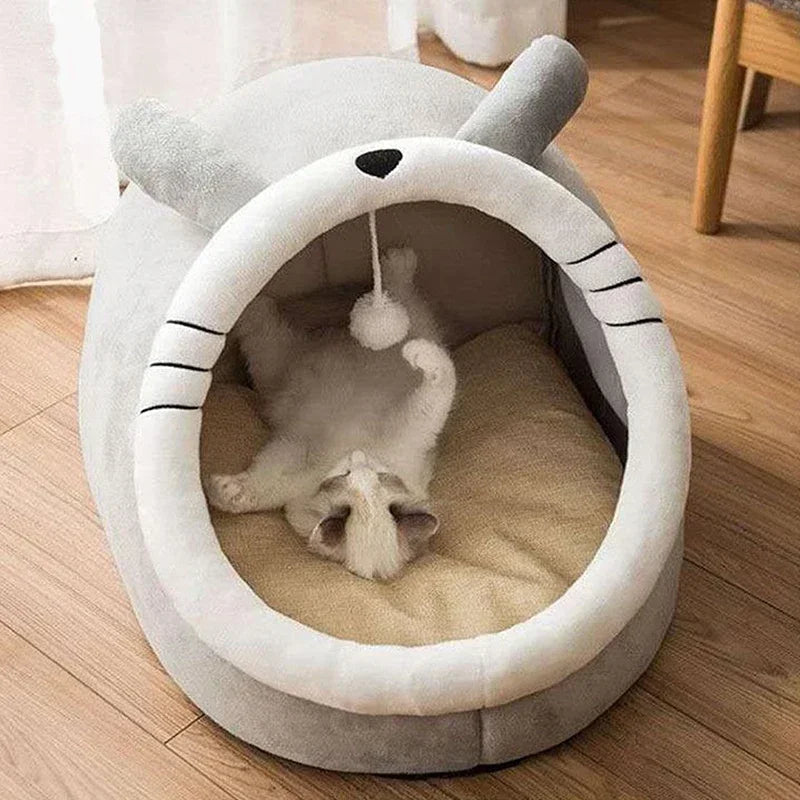 Cozy Cat Nest House – Enclosed Hideaway Bed for Comfort & Warmth