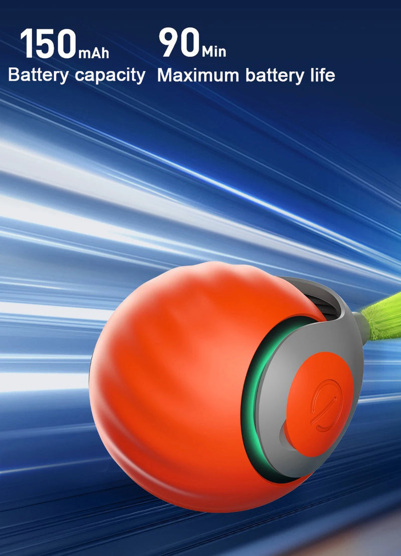 Smart Interactive Pet Ball – Fast-Rolling & Auto-Motion Toy for Dogs & Cats