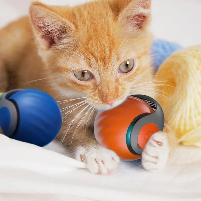 Smart Interactive Pet Ball – Fast-Rolling & Auto-Motion Toy for Dogs & Cats