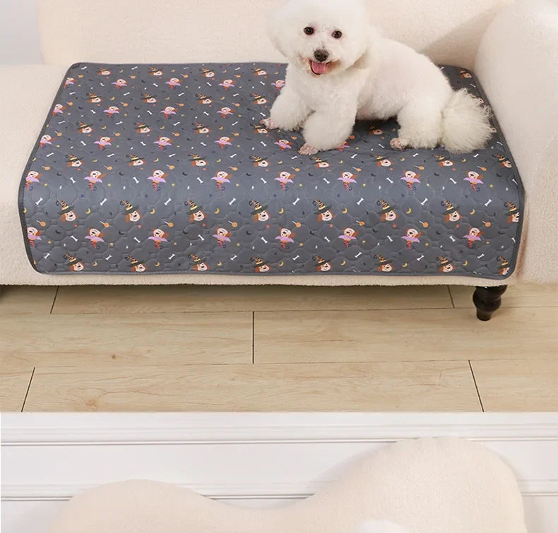 Reusable Waterproof Dog Pee Pad – Washable, Non-Slip & Eco-Friendly