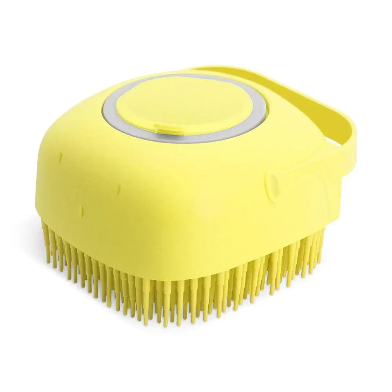 2-in-1 Dog Shampoo & Massage Brush – Deep Cleaning + Relaxing Bath Time