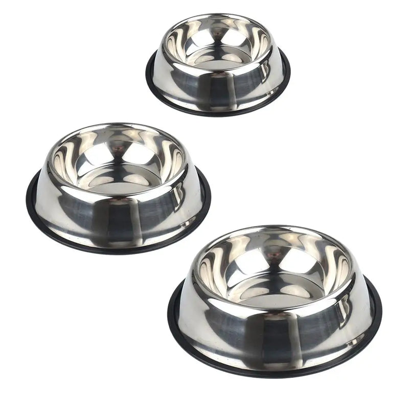 Large Capacity Stainless Steel Pet Bowl – Durable, Safe & Spill-Free