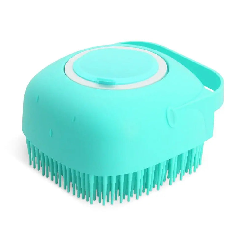 2-in-1 Dog Shampoo & Massage Brush – Deep Cleaning + Relaxing Bath Time