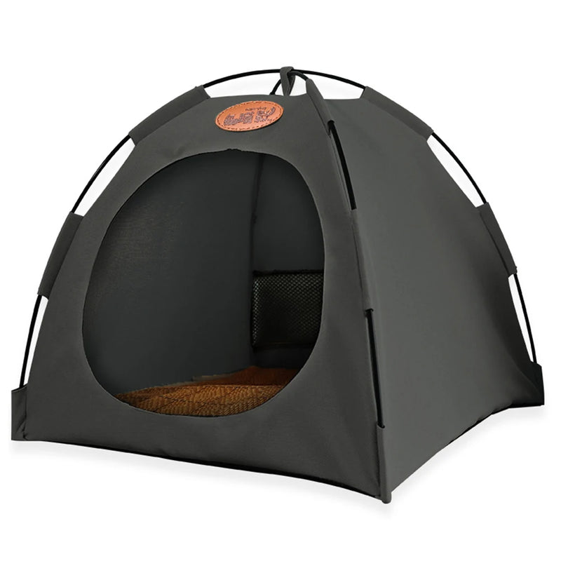 Foldable Pet Tent Bed – Cozy Indoor Hideaway for Dogs & Cats