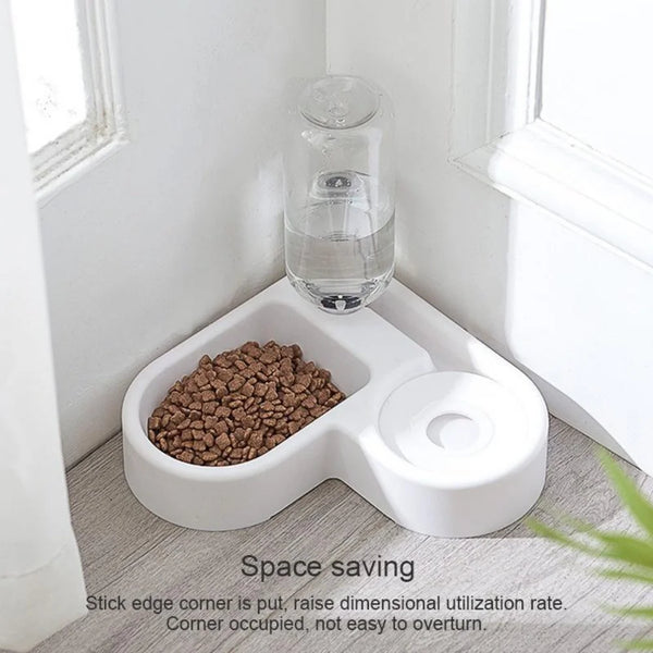 Compact Automatic Pet Feeder Bowl – Ideal for Small Dogs & Puppies