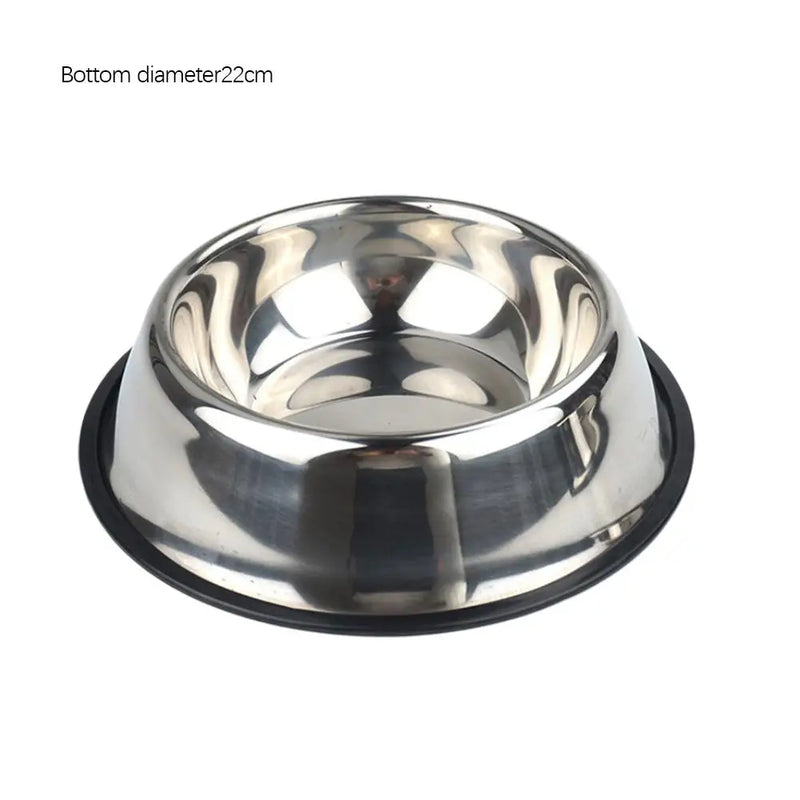 Large Capacity Stainless Steel Pet Bowl – Durable, Safe & Spill-Free