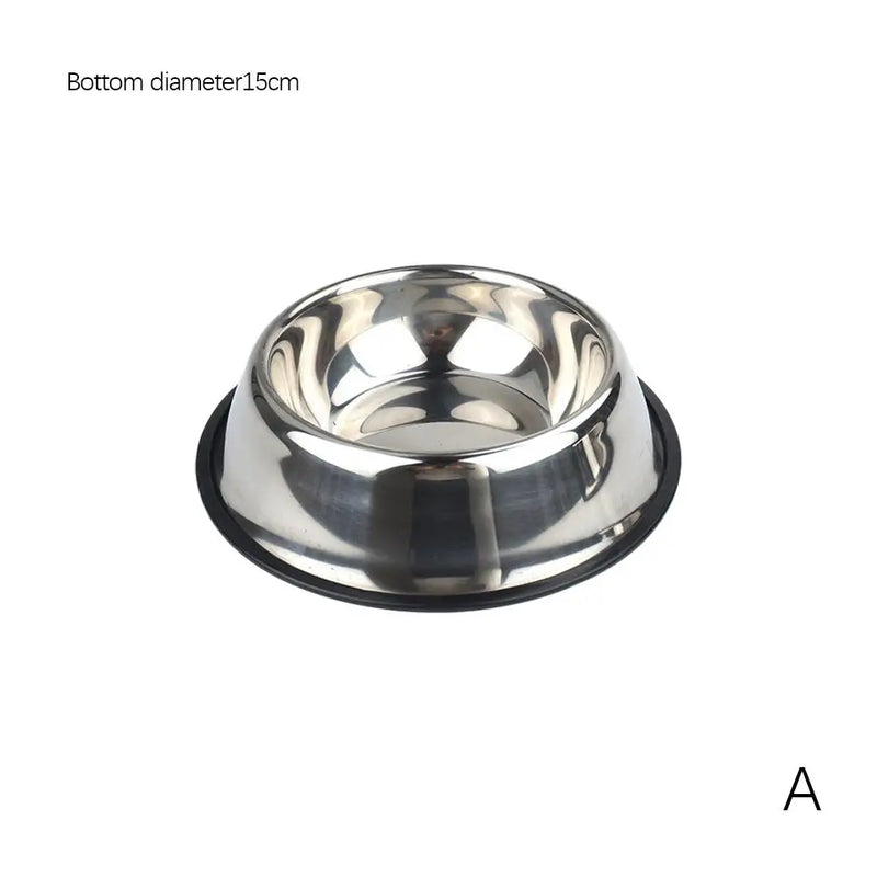 Large Capacity Stainless Steel Pet Bowl – Durable, Safe & Spill-Free