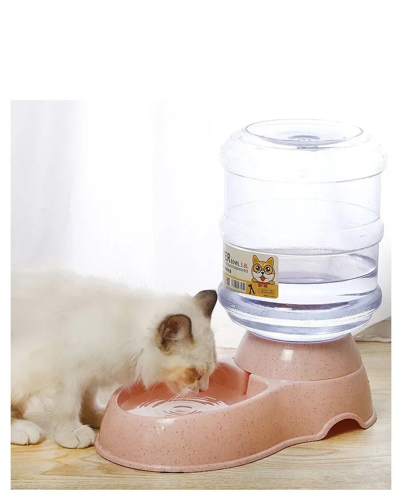 3.8L Automatic Pet Water &amp; Food Dispenser – Keep Your Pets Happy &amp; Hydrated All Day