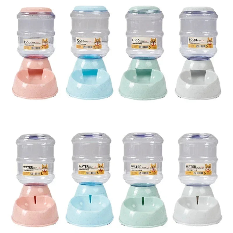 3.8L Automatic Pet Water &amp; Food Dispenser – Keep Your Pets Happy &amp; Hydrated All Day