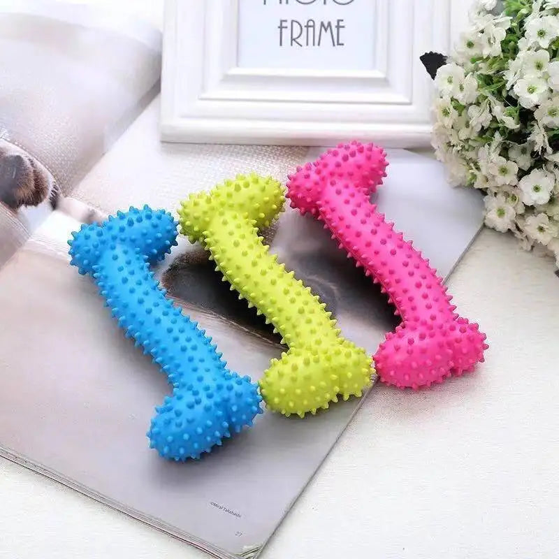 Durable Chew Toy for Small Dogs – Teeth Cleaning, Bite-Resistant & Training Aid