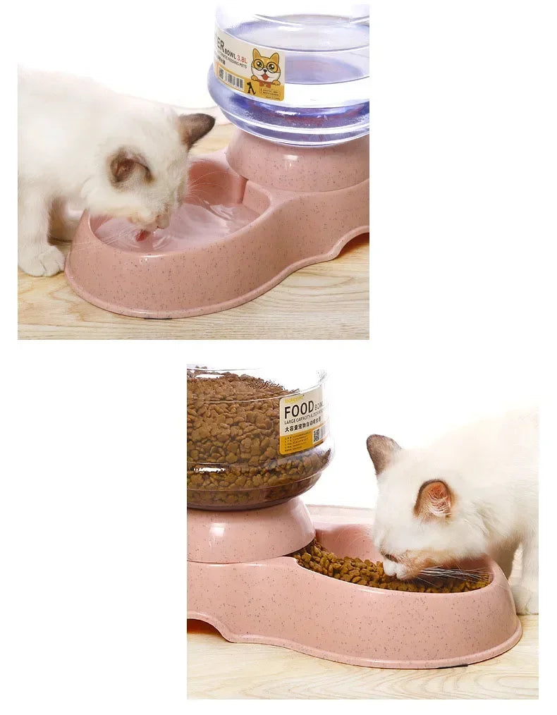3.8L Automatic Pet Water &amp; Food Dispenser – Keep Your Pets Happy &amp; Hydrated All Day