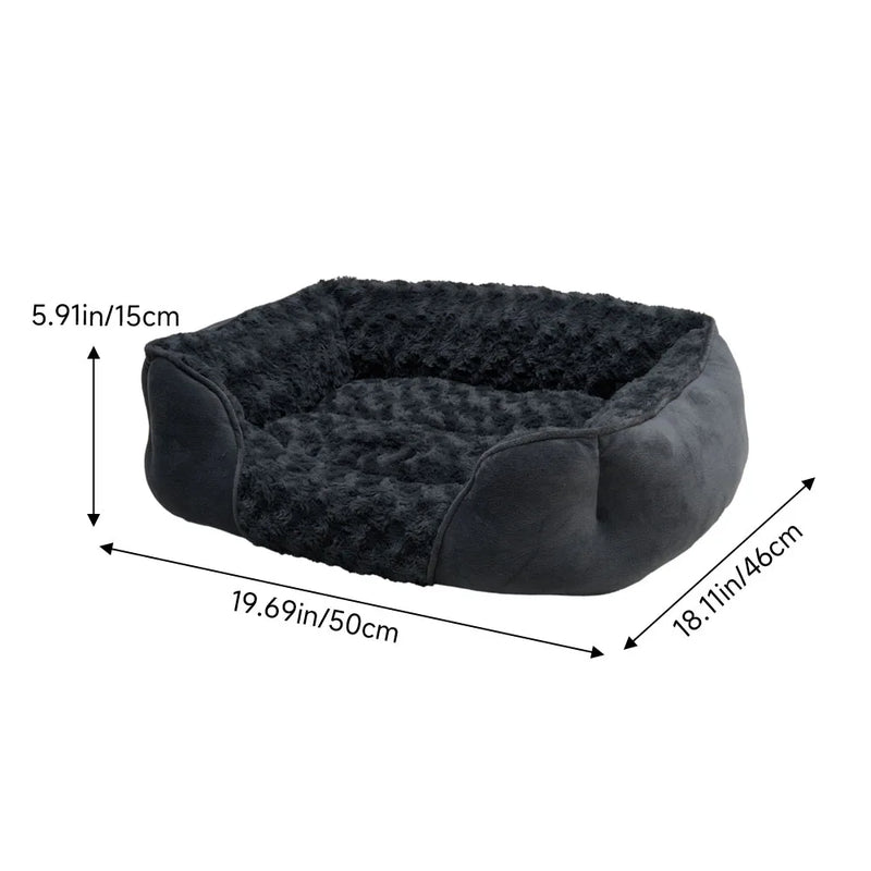 Cozy Pet Bed – Plush Sleeping Mat for Small & Medium Dogs & Cats