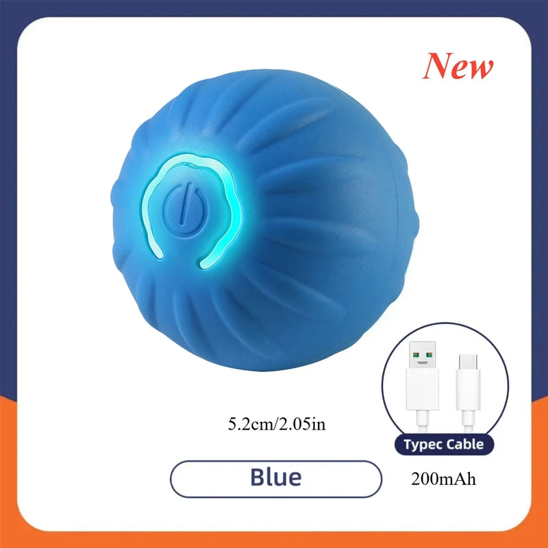 Auto-Bounce & Rolling Pet Ball – Motion-Sensing Toy for Dogs & Cats