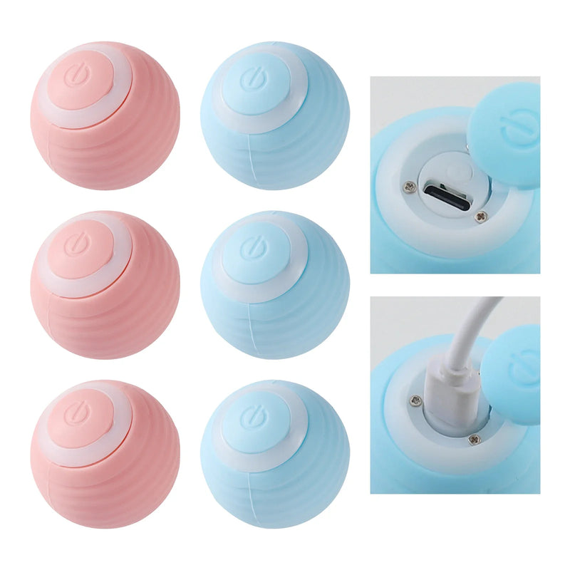 Auto-Bounce & Rolling Pet Ball – Motion-Sensing Toy for Dogs & Cats