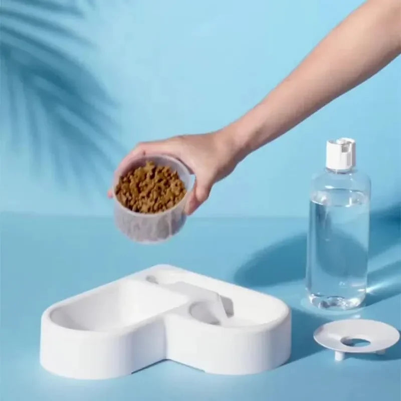Double Dog & Cat Bowl – Feed Food and Water at the Same Time
