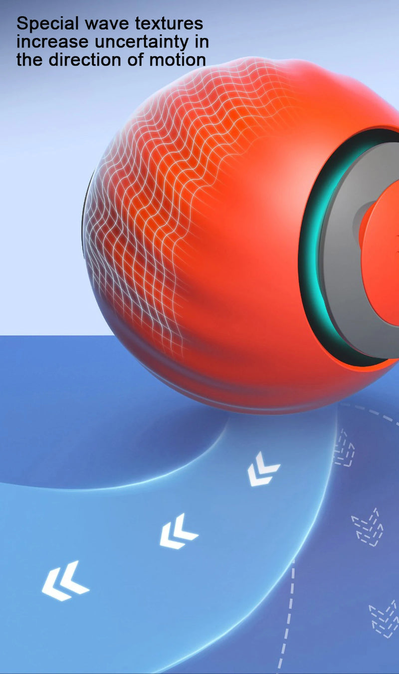 Smart Interactive Pet Ball – Fast-Rolling & Auto-Motion Toy for Dogs & Cats