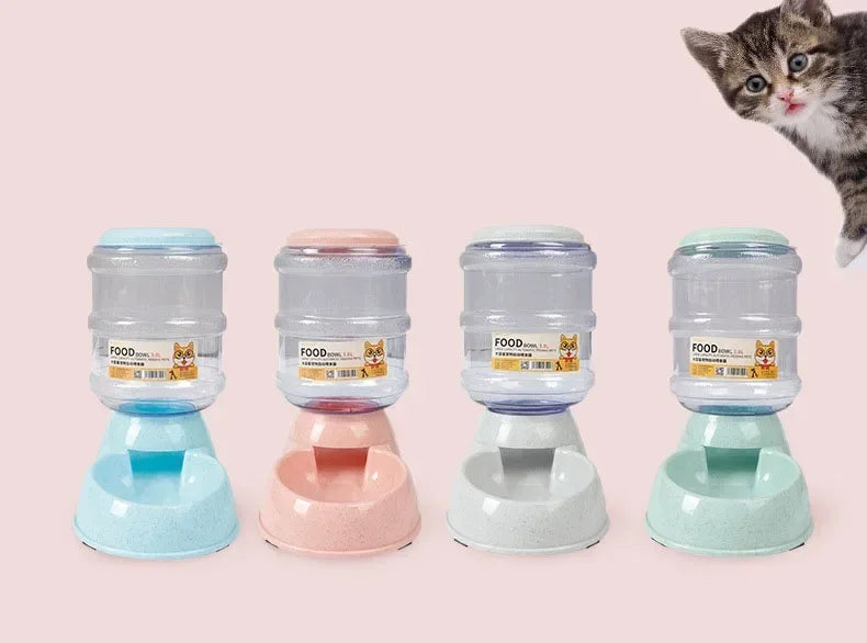 3.8L Automatic Pet Water &amp; Food Dispenser – Keep Your Pets Happy &amp; Hydrated All Day