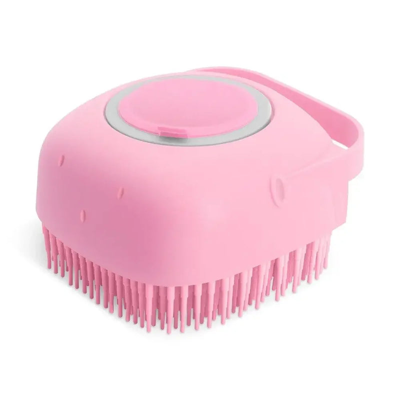 2-in-1 Dog Shampoo & Massage Brush – Deep Cleaning + Relaxing Bath Time