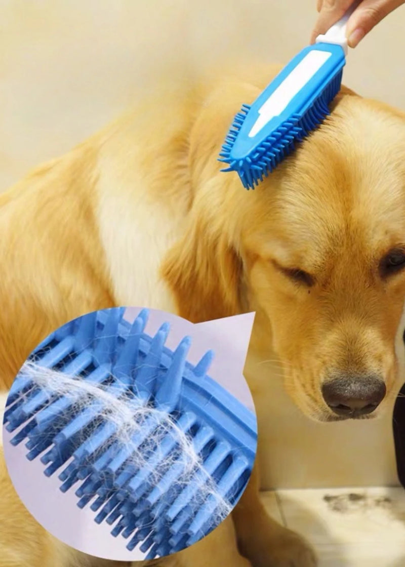 Dog Bath & Massage Brush – Deep Cleaning + Spa-Like Grooming Tool