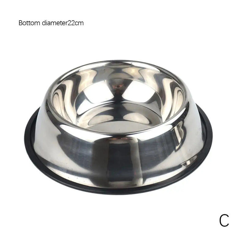 Large Capacity Stainless Steel Pet Bowl – Durable, Safe & Spill-Free