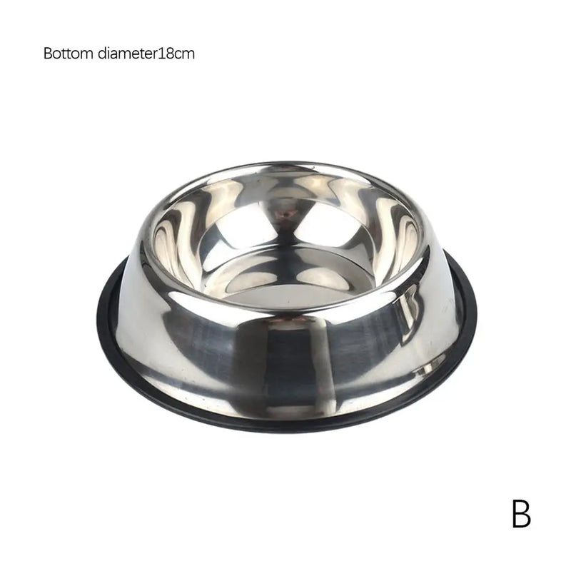 Large Capacity Stainless Steel Pet Bowl – Durable, Safe & Spill-Free