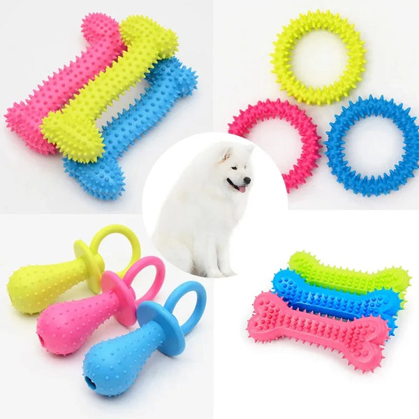 Durable Chew Toy for Small Dogs – Teeth Cleaning, Bite-Resistant & Training Aid