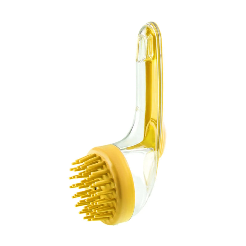 Portable 3-in-1 Grooming Brush for Dogs & Cats – Bathing, Deshedding & Massaging