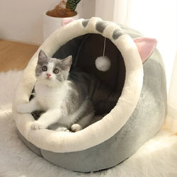 Cozy Cat Nest House – Enclosed Hideaway Bed for Comfort & Warmth