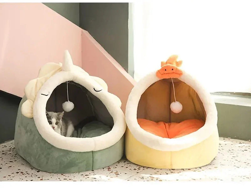 Cozy Cat Nest House – Enclosed Hideaway Bed for Comfort & Warmth